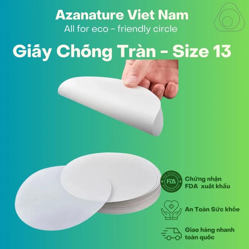 [Set 5000 Tờ ] Giấy Chống Tràn Miệng Ly - Size 13cm 3