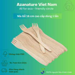 Nĩa Gỗ Cao Cấp Dùng Một Lần - Thùng 1000