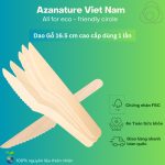 Dao Gỗ Cao Cấp Dùng Một Lần – 16cm – Thùng 1000 cái